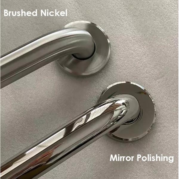 304 Stainless Steel U Shaped Grab Bars , Anti Slip Bathroom Safety Rails