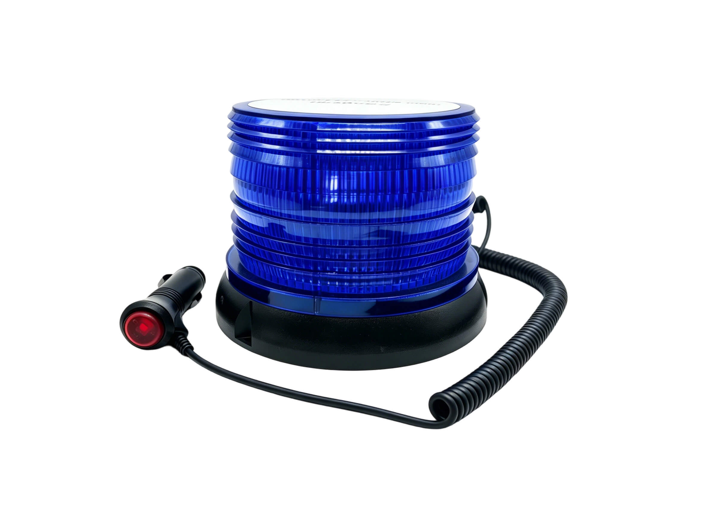RD-201-72C Magnetic Blue Rotating Emergency Warning Light 36W 12/24V for Vehicles