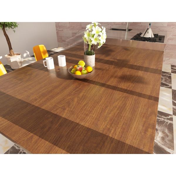 Film autoadhésif à grains de bois très brillants en PVC pour la rénovation de meubles