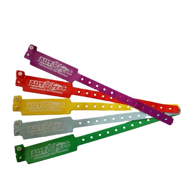 Unlimited Usage Scenarios Personalisable Wristband with Custom Logo 250*25mm/250*16mm