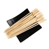 La brochette en bambou de palette en bois de barbecue colle la catégorie comestible jetable de 18CM pour le gril