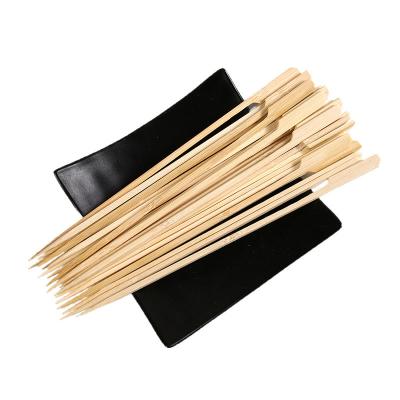 O espeto de bambu da pá da madeira do assado cola o produto comestível descartável de 18CM para a grade