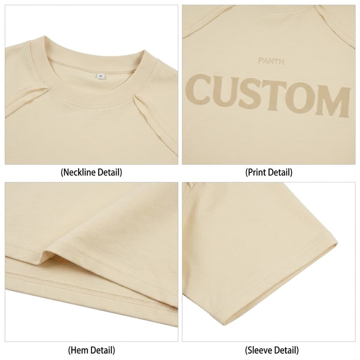 Custom 100%cotton Oversized Distressed Streetwear T-Shirt for Men