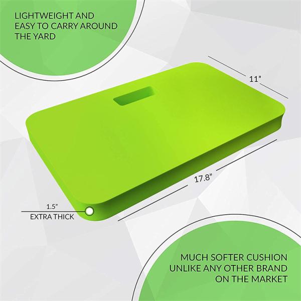 Comfortable Plain Style Football Stadium Seat Cushion with EVA Foam and Foam Filling