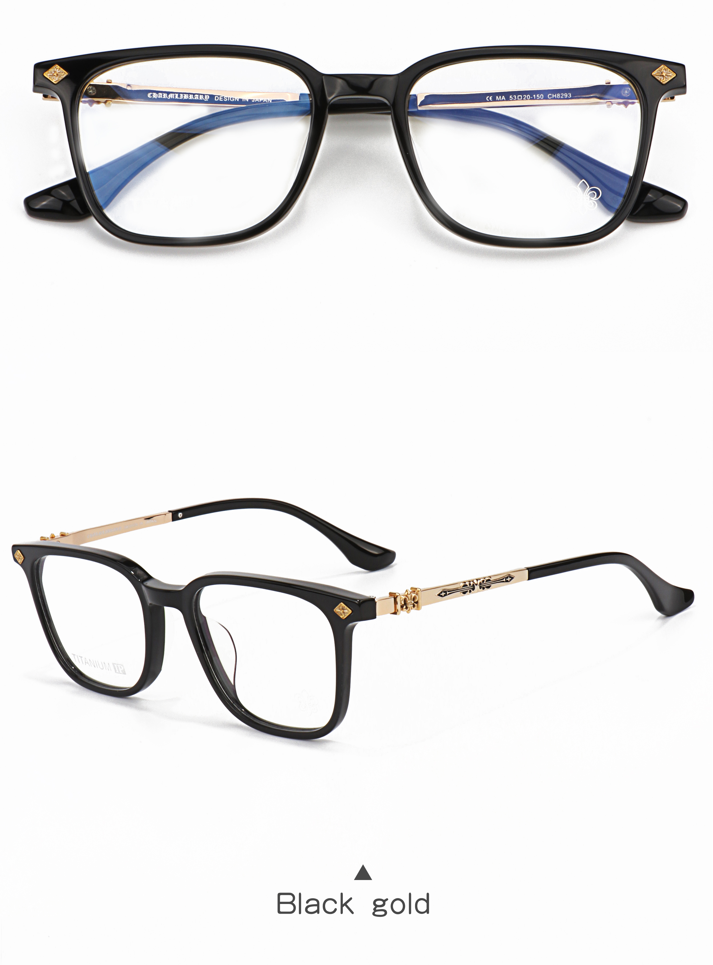 8293 Spec Premium Classic Hot Black Transparent Grey Tea Women Men Prescription Presbyopia Luxury Brand Glasses Acetate Eyewear