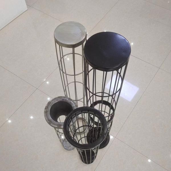 Sacs à tissu à quille, sacs à filtre à squelette, cage pour usines manufacturières