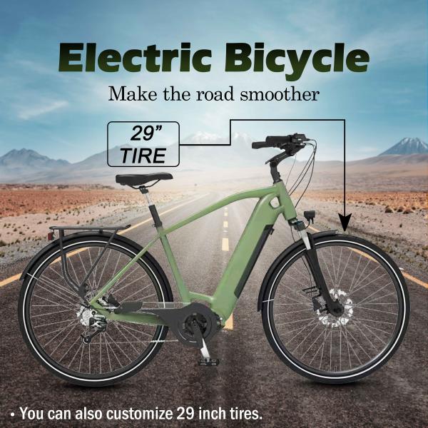 250watt 36v Electric City Bike 27.5 Inch Aluminum Alloy Hydraulic Disc Brake