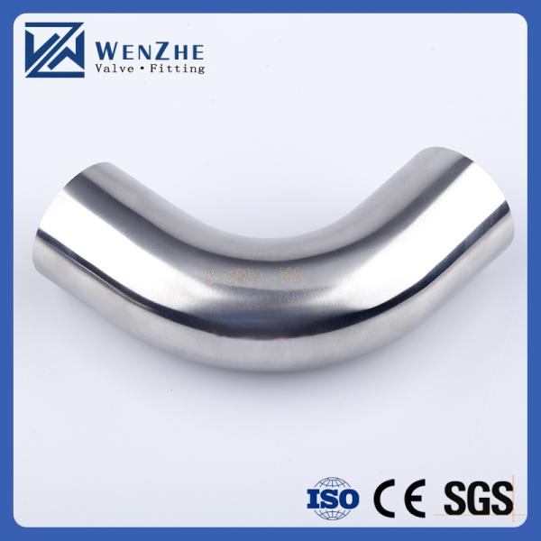 Нержавеющая сталь 304 316L длинный радиус сварки 90 градусов локтевой трубы