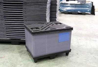 Impact Resistant Collapsible Pallet Bin Waterproof Pallet Box With Lid And Base