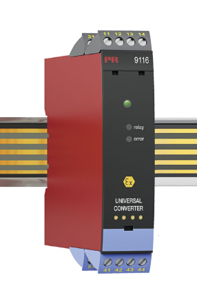 DIN Rail Mount Intrinsic Safety Barrier PR 9116B Universal Converter With Galvanic Isolation