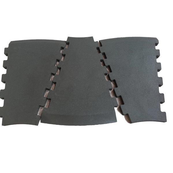 Revêtement de sol en caoutchouc EPDM pour salle de sport, anti-vibration, 10 mm, résistant à l'eau