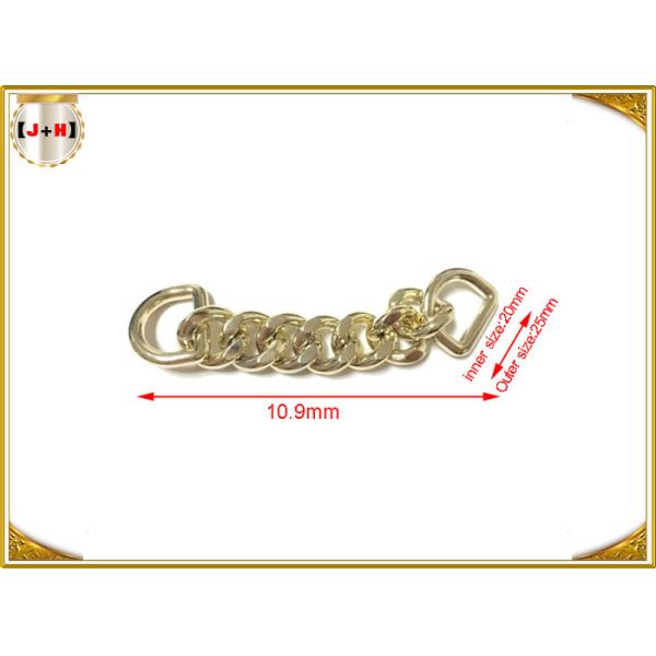 Кольцо металла d золота сплава цинка с цепью, изготовленным на заказ оборудованием сумки