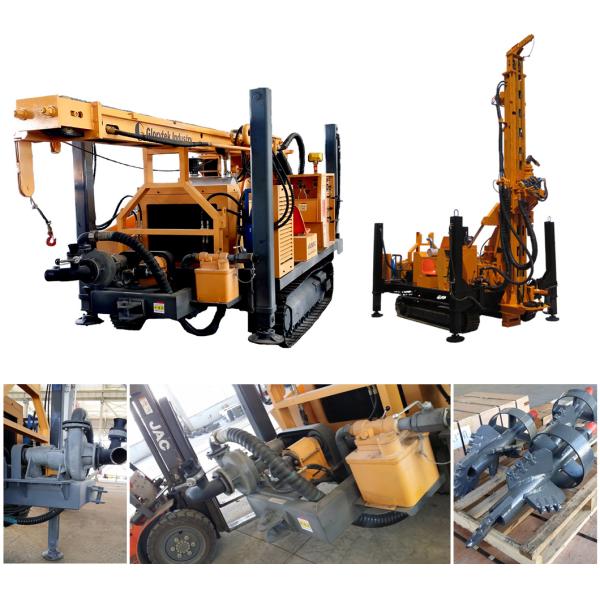 400C Hydraulic Water Well Drilling Rig ,  Equipment For Borehole Drilling 250m Depth