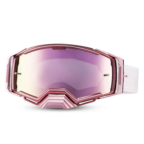 Customized Color Anti Slip Elastic Strap Motorcycle Racing Dirtbike Goggles Glasses
