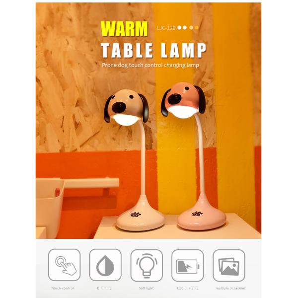 10hrs Bedroom LED Night Light , Plastic 50000H Learning Table Lamp 1000mA