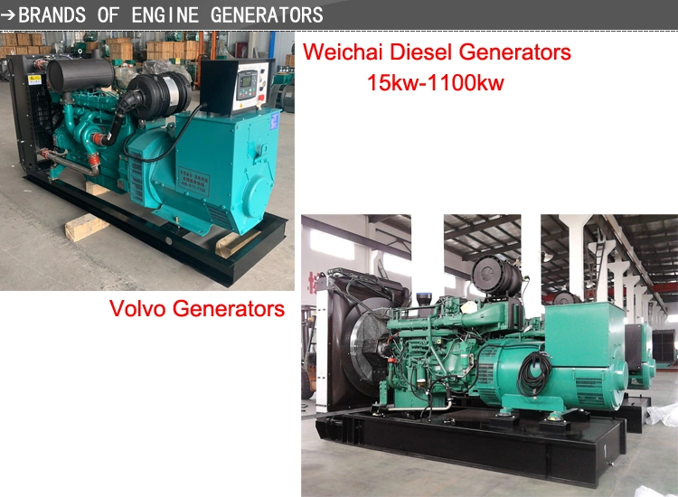 20KW-2000KW тихий генератор Doosan резервный генератор охлажденная водой