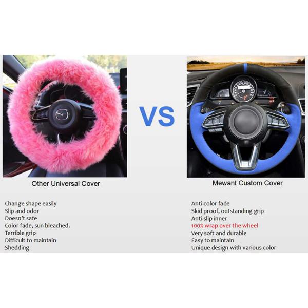 For Honda Civic 8 2006 2007 2008 2009 2010 2011 Steering Wheel Covers Hand Sewing Car Interior Accessories