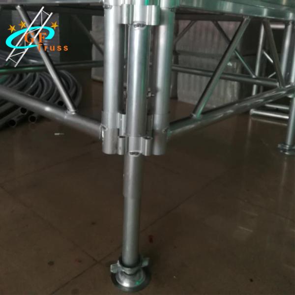 GF performance design Concert Stage dissemble aluminum stage platform with portable stair
