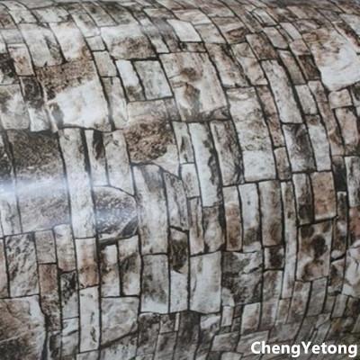 HDP Coating Pre Painted Aluminum Sheet Brick Grain For Building Wall Decoration