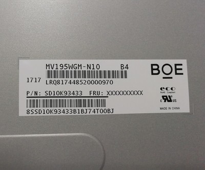 BOE 22 Inch Widescreen LCD Computer Monitor with Glass OLED Material and 30 PIN Connector