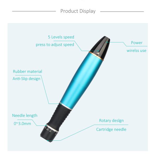 Беспроводной прибор иглы Derma Dr.pen A1 микро- для стороны Nano зарево MTS и BB