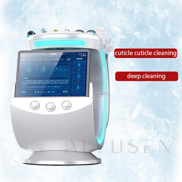 Машина красоты сини льда H2O2, Aqua кислорода слезает машину Hydrodermabrasion лицевую