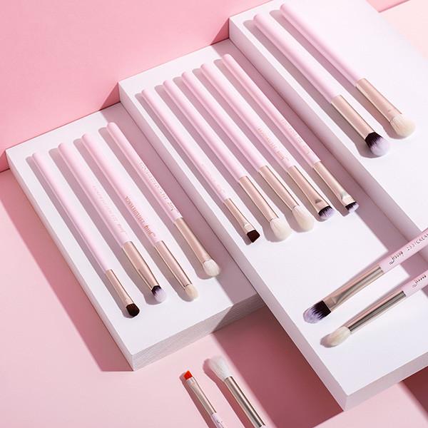 Eco Friendly Soft Dense Eye Makeup Brush Set Jessup Eyeshadow Brushes
