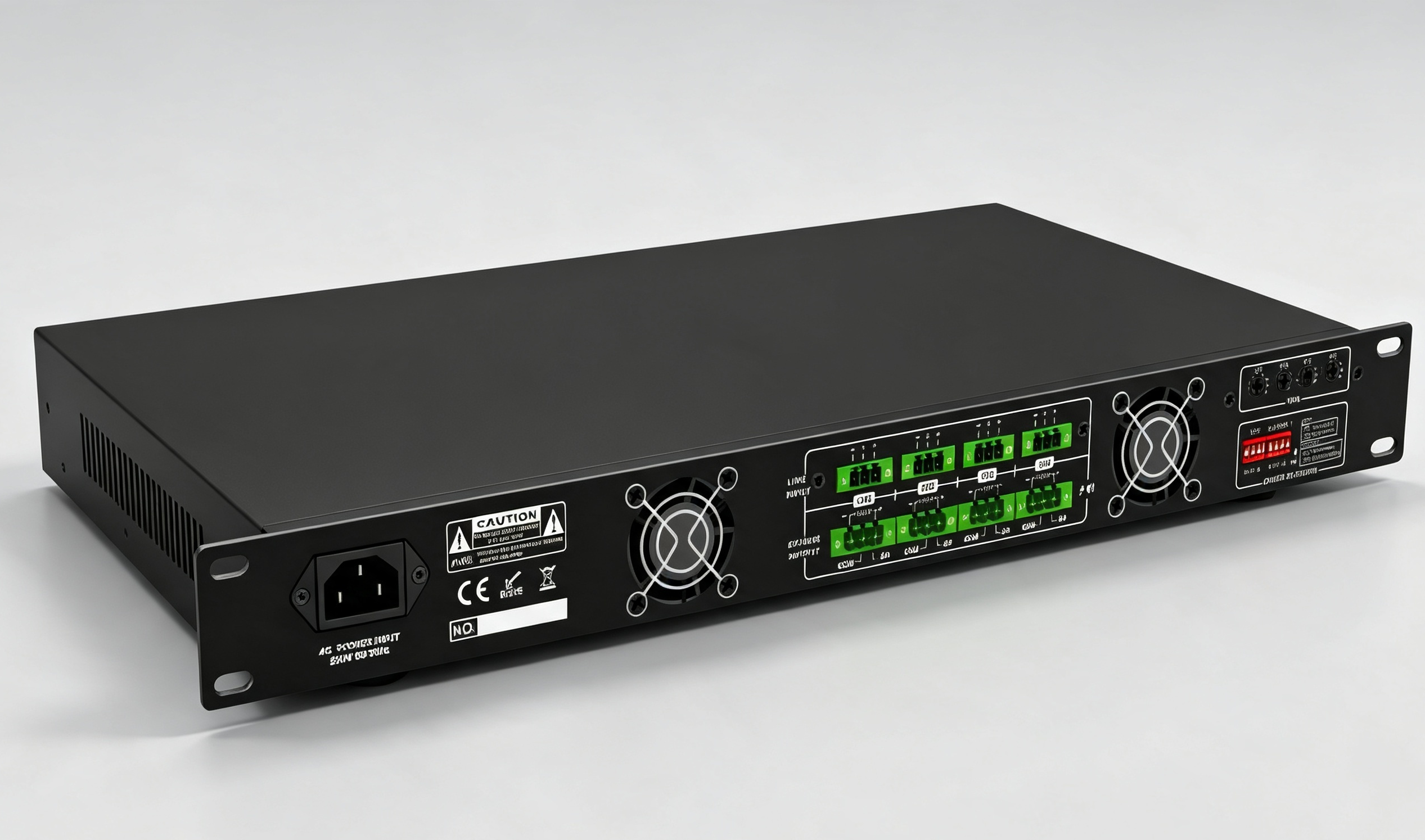 4×350w 4-channel Class D Amplifier Mixer Amplifier OEM ODM Logo Customization