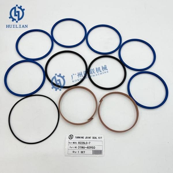 Excavator HYUNDAI Oil Seal Seal Kit R225LC-7 R305LC-7 R220LC-9S R180LC-7 R370LC-7 R140LC-9 Repair Seal for Excavator Spare Parts