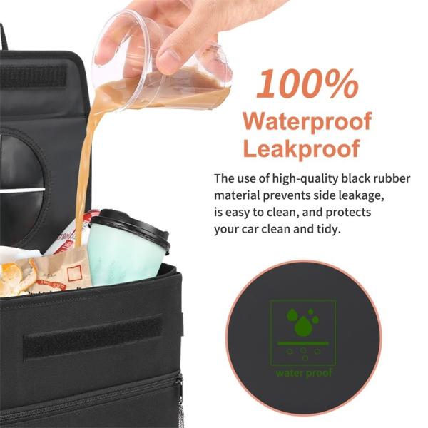Hanging Car Organizer Bag Trunks Waterproof Car Trash Can Garbage Bin 9x5