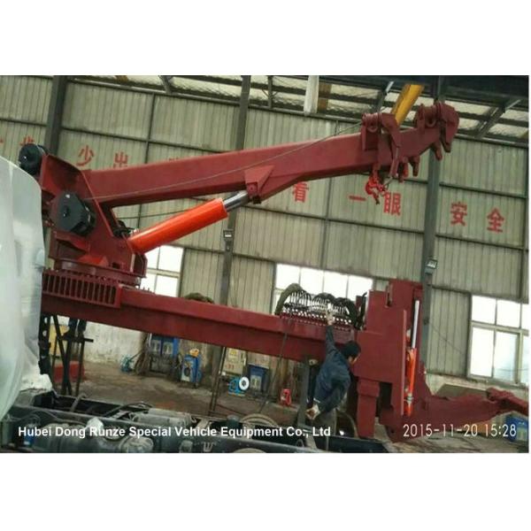 40 Ton 360 Degree Rotary Recovery Truck Body / Steel Wrecker Towing Body