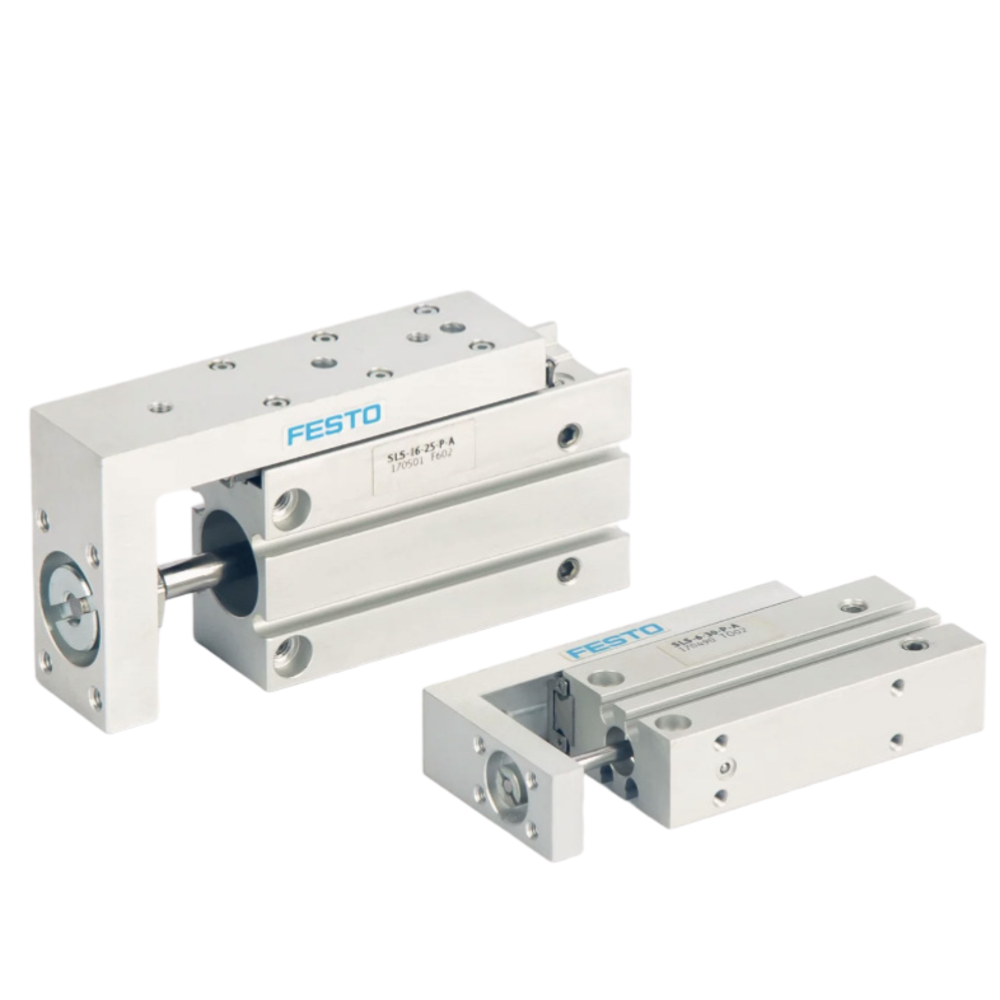 FESTO SLS-6-10-P-A 170486 Precision Mini Guided Slide Cylinder With Elastic Cushion Built-in Magnet For Electronics Automation
