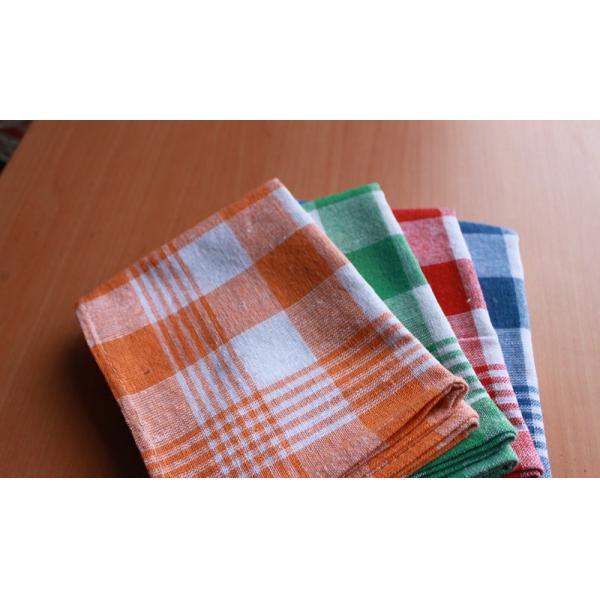 Kitchen Tea Towel  Cotton Grid Cleaning Towels plaid tea towel cover cloth napkin Towel