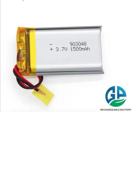 903048 3.7v 1500mah Lithium Polymer Battery Pack Rechargeable CE KC Approved