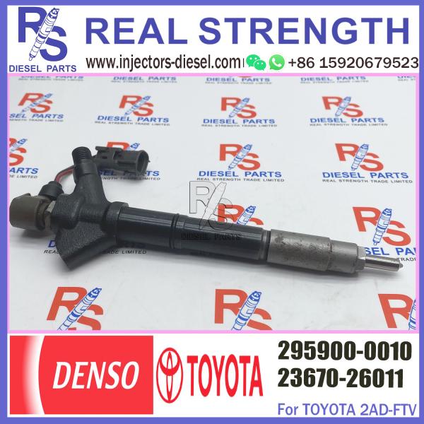 295900-0010 o injetor genuíno do trilho 23670-26011 comum cabe 2AD-FHV o motor Lexus IS220