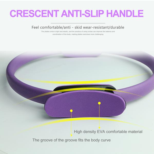 Body Shaping Yoga Pilates Ring , Pilates Circle Ring Exercises Yoga Fitness Tool