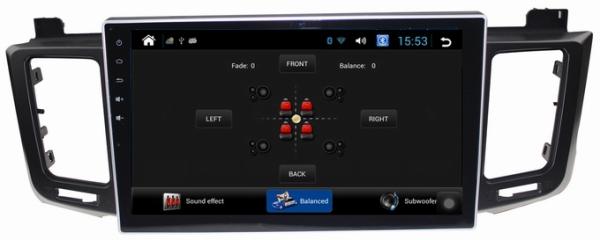 Ouchaungbo  Toyota RAV4 2013  10.1 inch big sceen gps radio head unit support 4 core BT sterering wheel control