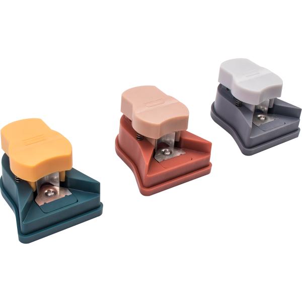 Colorful Mini Corner Rounder Punch R5mm for Office Stationery Card Photo Paper Pouches