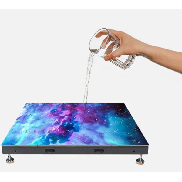 800-3000Nits Interactive Floor LED Display P3.91 P2.976 P2.604  Load Capacity Moisture Resistant