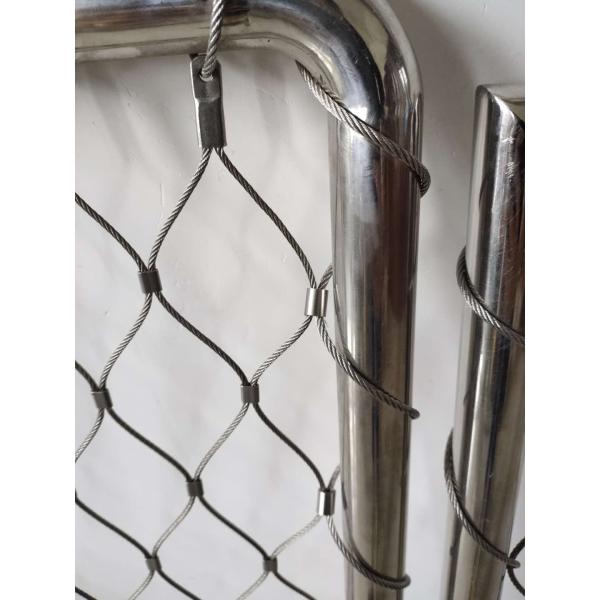 AISI316 Black Oxide Woven Type Metal Wire Mesh Animal Enclosure Fence