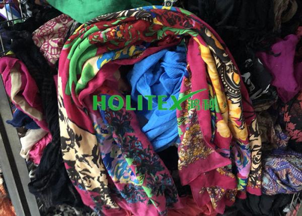Fashionable Second Hand Scarves Cotton Material Korean Style For Congo