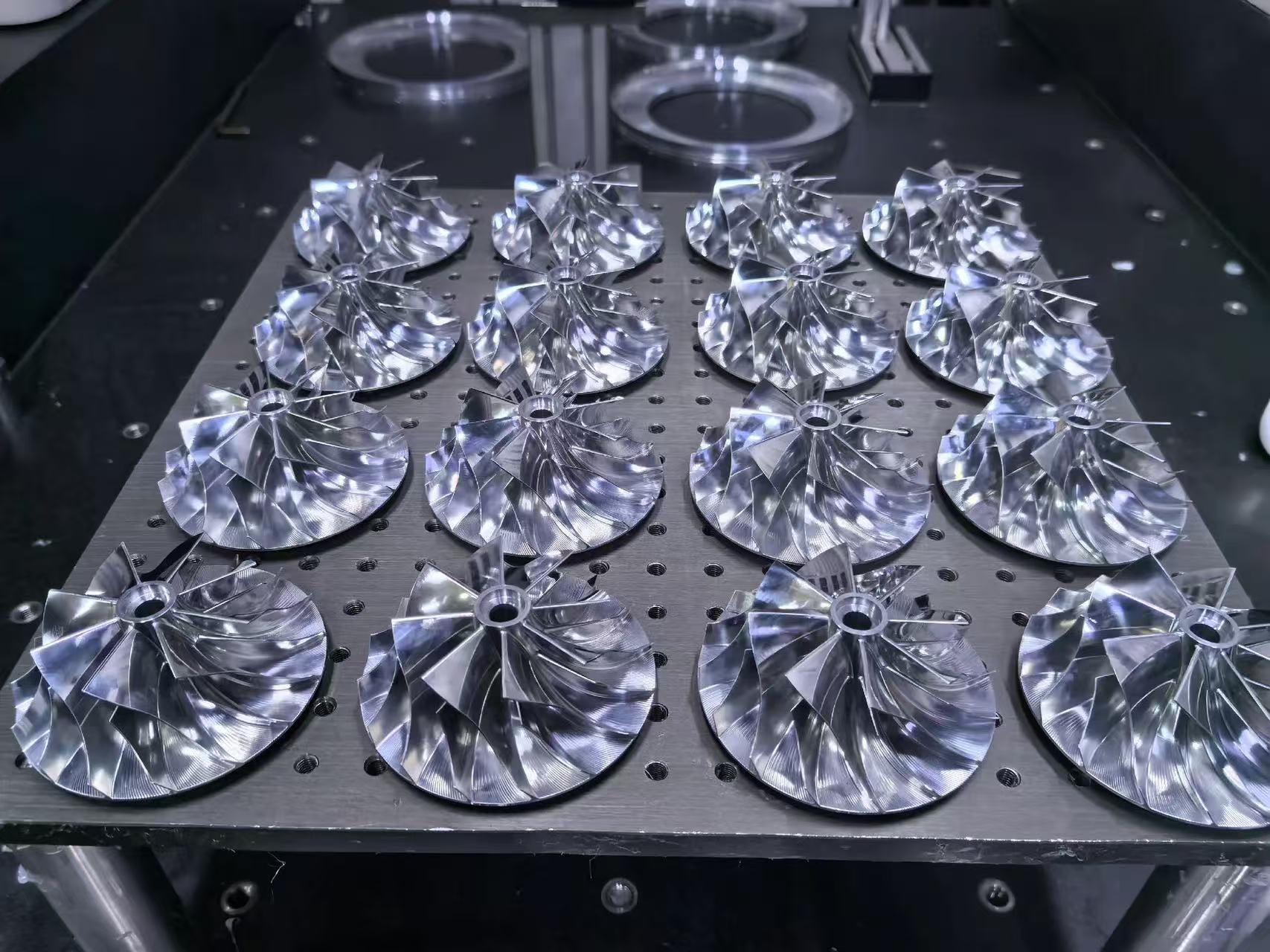 Five axis CNC precision machining of parts