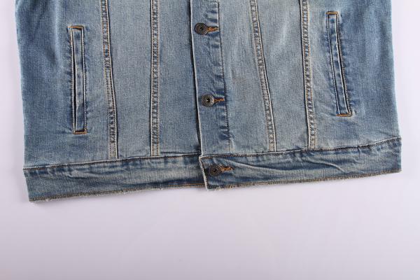 98% Algodon 2% Spandex Men'S Denim Jacket M L XL 2XL