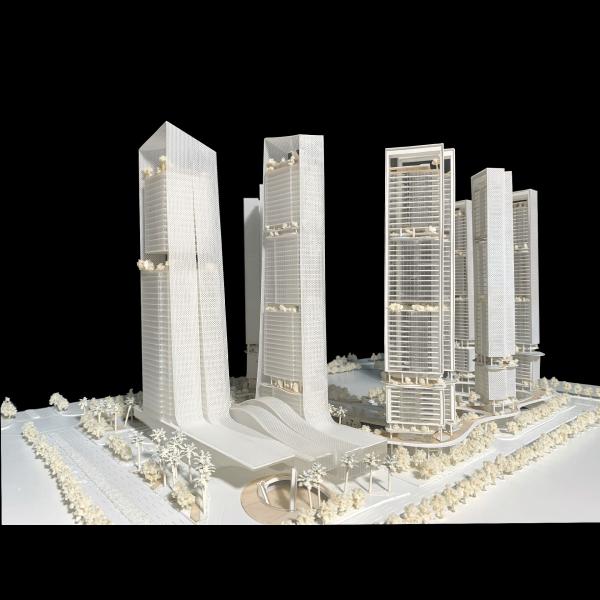 ODM 3D принтер архитектурной модели здания HSA 1:1000