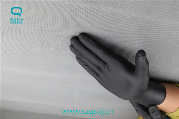 Перчатки устойчивого Stretchable нитрила масла устранимые используют для пищевой промышленности
