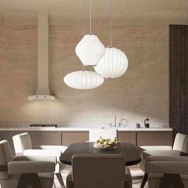 Minimalist Lantern Style Nelson Bubble Ball , Hanging Elegant Chandelier Lighting