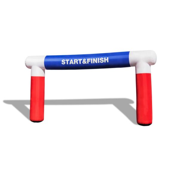 Наружное мероприятие Дисплей Custom Print Водостойкий Старт Добро пожаловать Финиш Врата Гонка Спорт Воздушные надувные арки