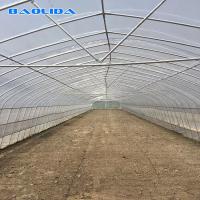 200 Micron Greenhouse Plastic / Pep Film Single Span Solar Tunnel Plastic Greenhouse