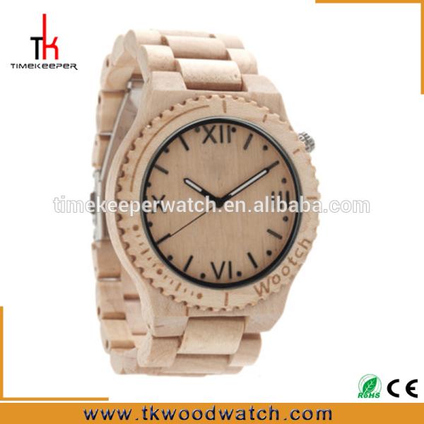 Amazon Hot selling China Factory price Japan movement wood grain watch