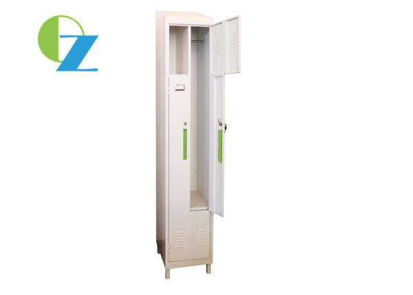 Casiers en acier verticaux de bureau de forme de Z, garde-robes de style de casier en métal durables